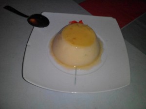 flan de huevo