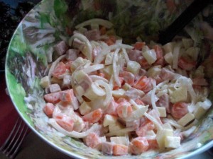 ensalada de zanahorias