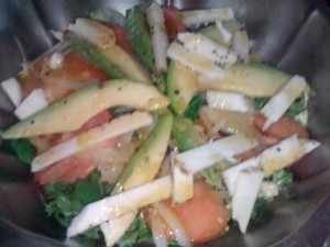 ensalada de queso