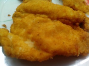 milanesa de pollo