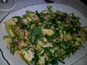 ensalada de calabacines