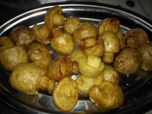 patatas champiñon