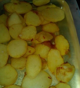 patatas confitadas a la vainilla
