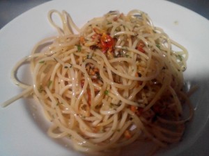 spaguetti peperoncino