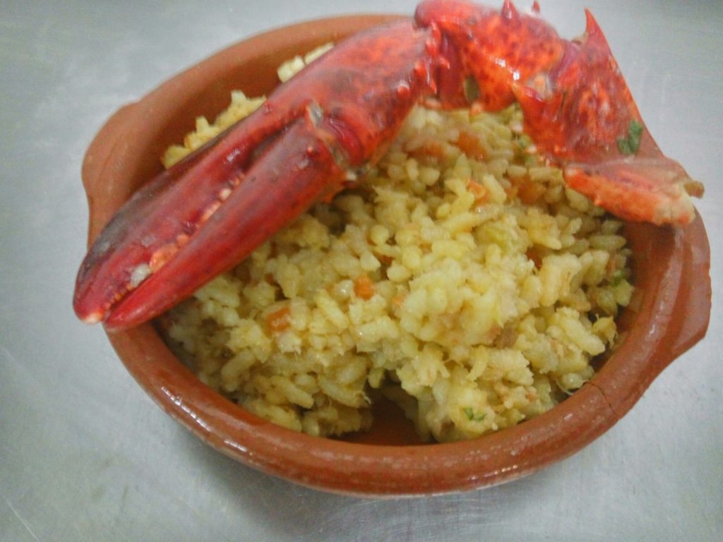 Arroz con bogavante